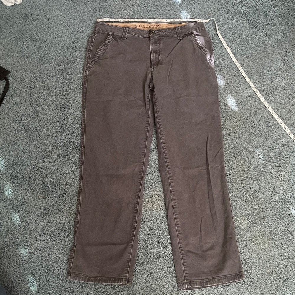 Men's Grey Canvas Pants